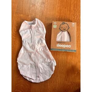 Happiest Baby Sleep Pea Pink Sleep Sack Swaddle Small & Medium